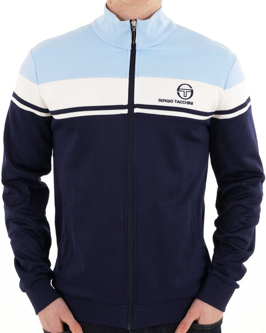 Sergio Tacchini Sergio Tacchini Masters Trainingsjacke Marineblau/Gardenia/Himmelblau