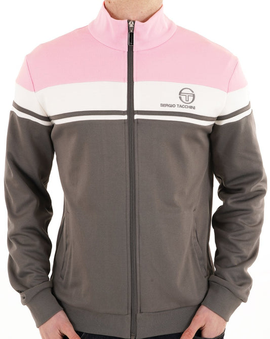 Sergio Tacchini Sergio Tacchini Masters Track Top Anthrazit/Gardenia/Lila
