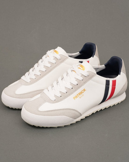 Patrick Rio Sneaker Weiß Marineblau Rot