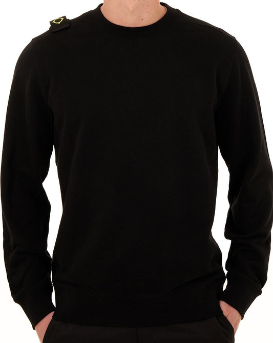 MA.STRUM Crew Sweatshirt Jet Black