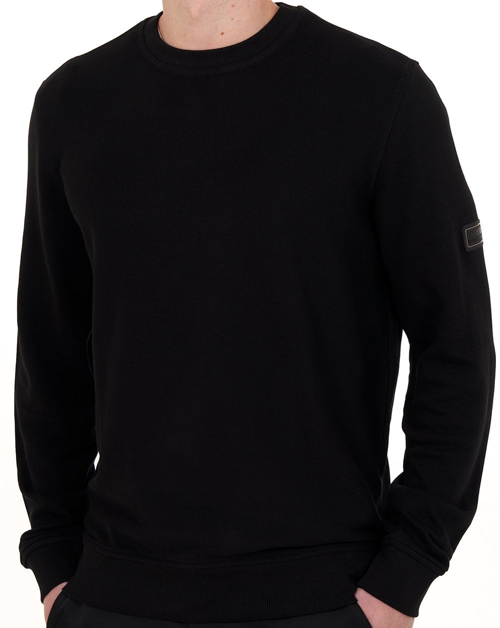 Barbour International Kaspain Crew Sweat Black