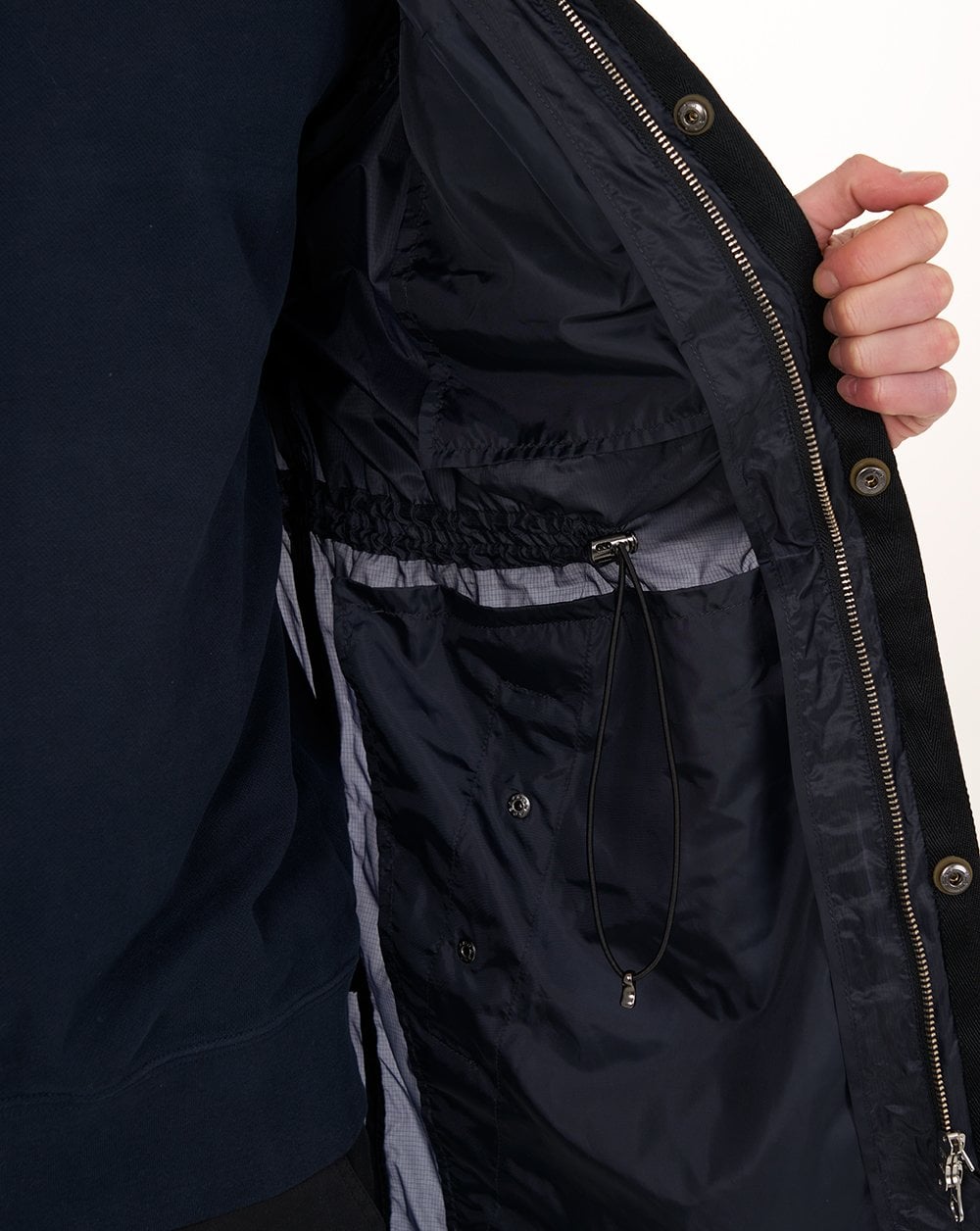 MA.STRUM Vapour Parka Ink Navy