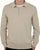 Barbour Pima Cotton Knit LS Polo Shirt Neutral