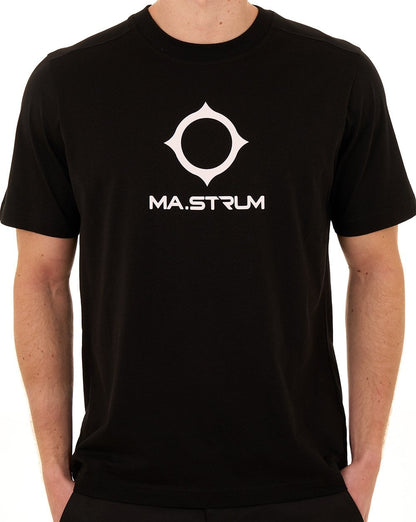 MA.STRUM Beam Logo T-Shirt, Jet Black
