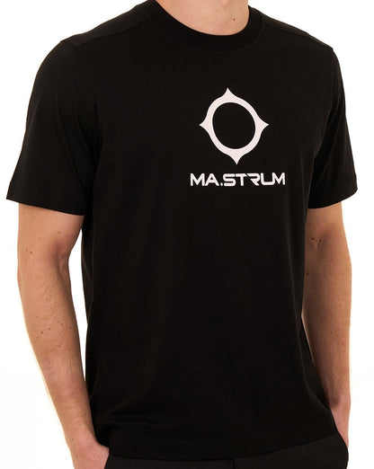 MA.STRUM Beam Logo T-Shirt, Jet Black