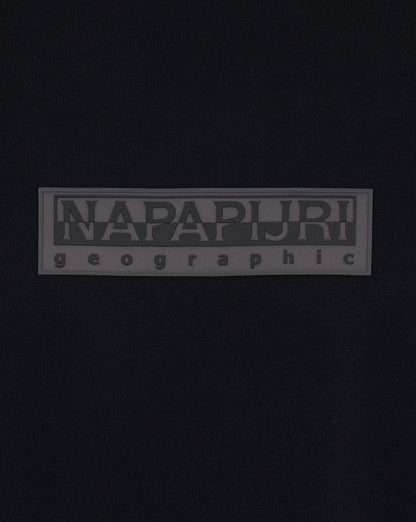 Napapijri T-Shirt mit kleinem Box-Logo, Schwarz