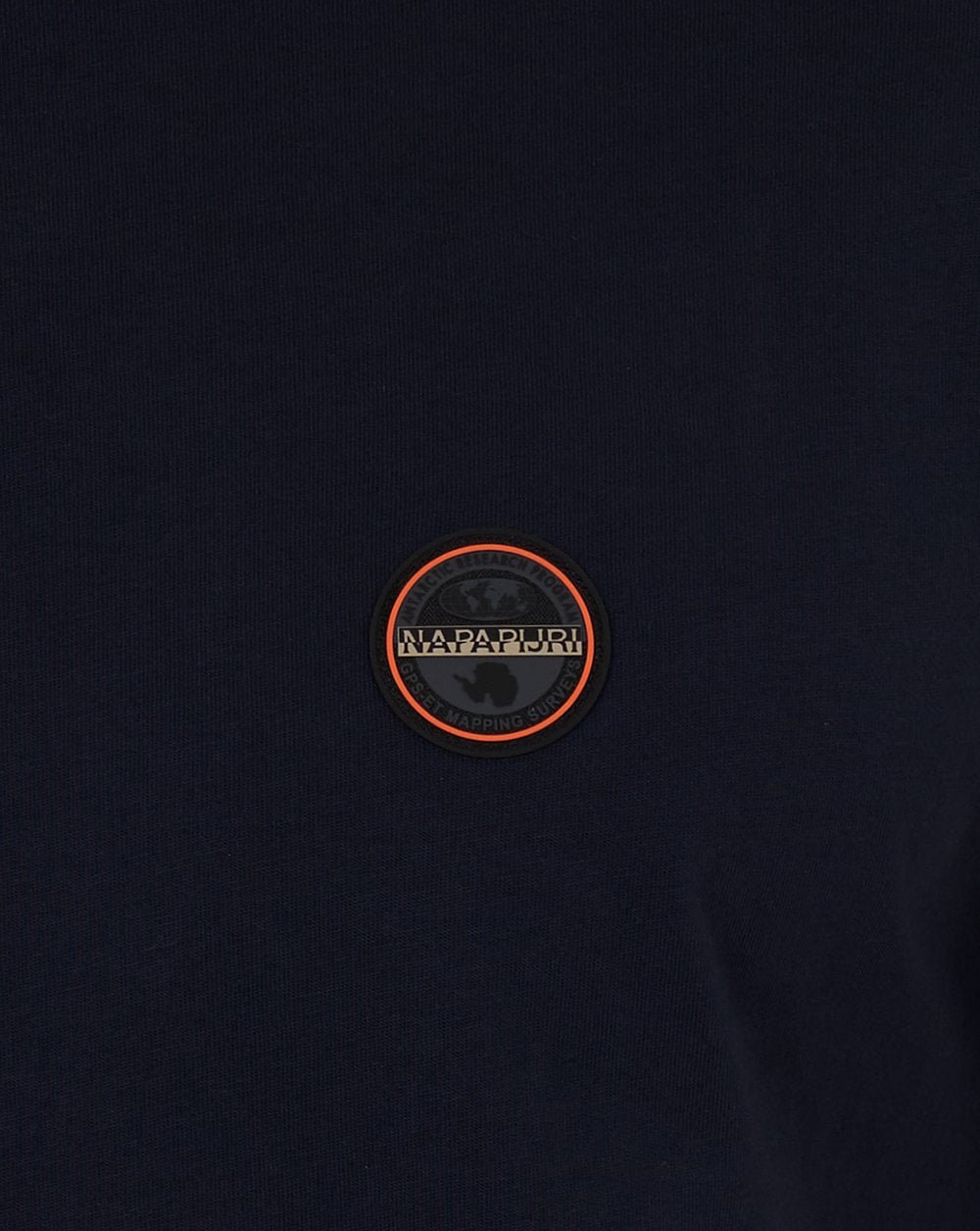 Napapijri T-Shirt mit kleinem Abzeichen, Marineblau
