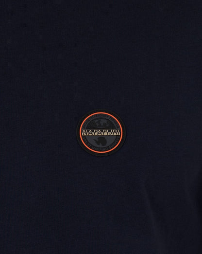 Napapijri T-Shirt mit kleinem Abzeichen, Marineblau