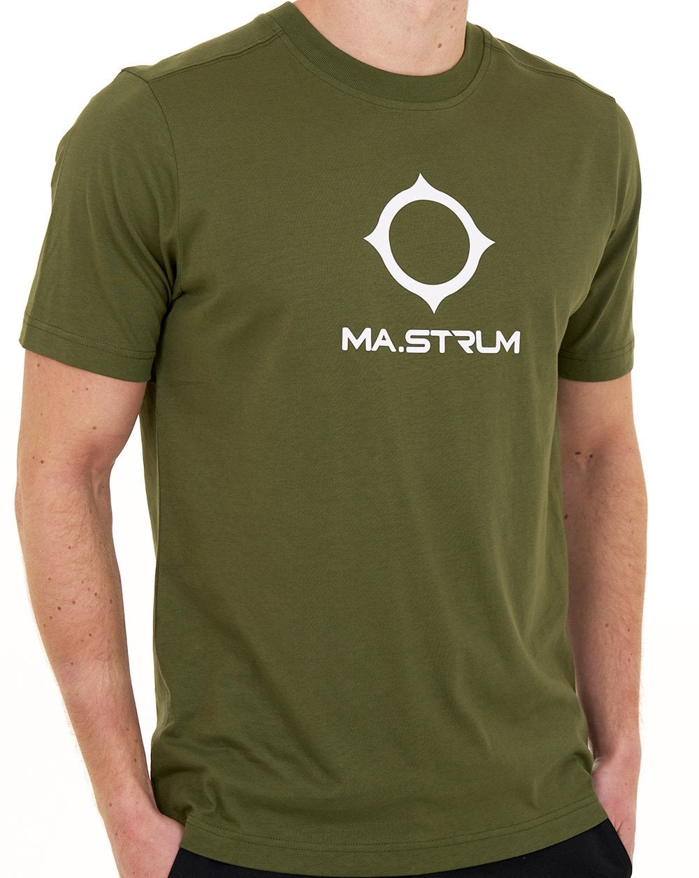 MA.STRUM Beam Logo T Shirt Bronze Green
