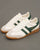 Gola Torpedo Leather Trainers Off White / Evergreen