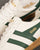 Gola Torpedo Leather Trainers Off White / Evergreen