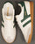 Gola Torpedo Leather Trainers Off White / Evergreen