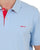 Gant Contrast Collar Polo Shirt Fresh Blue