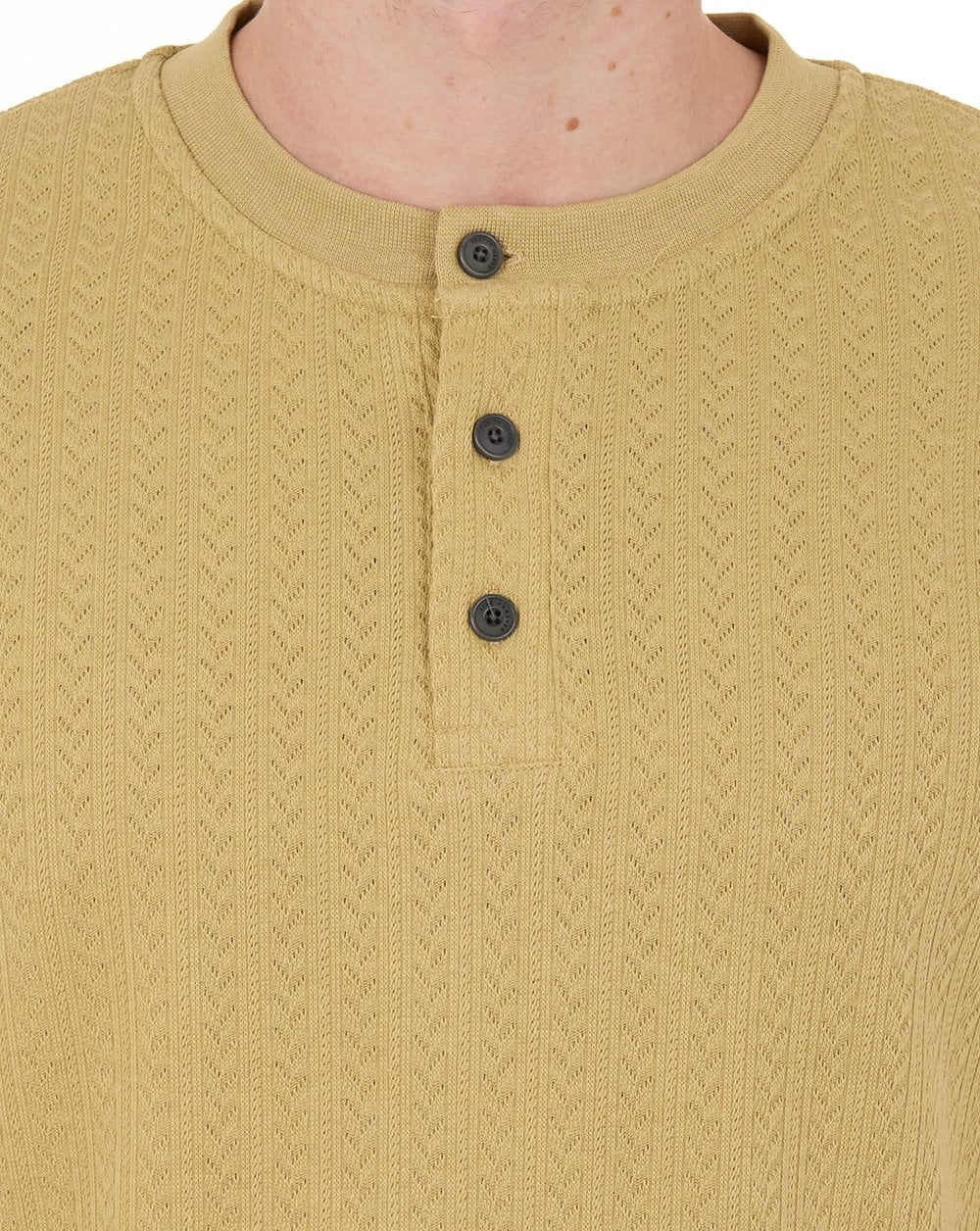 Hübsches grünes Zephlyn-Textur-Opa-T-Shirt, taupe