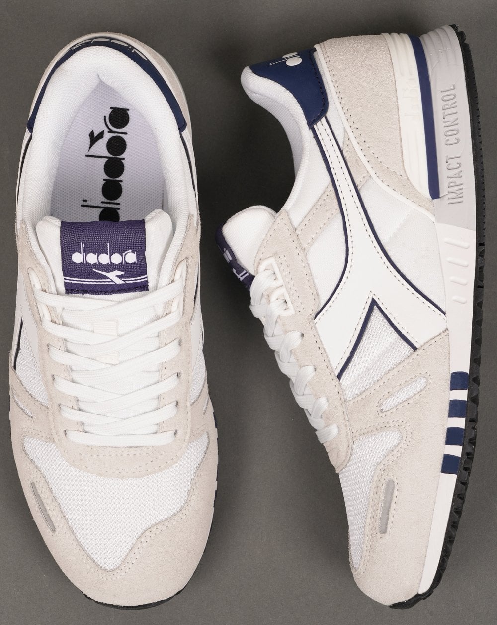 Diadora Titan Sneaker Weiß/Nautical Blue