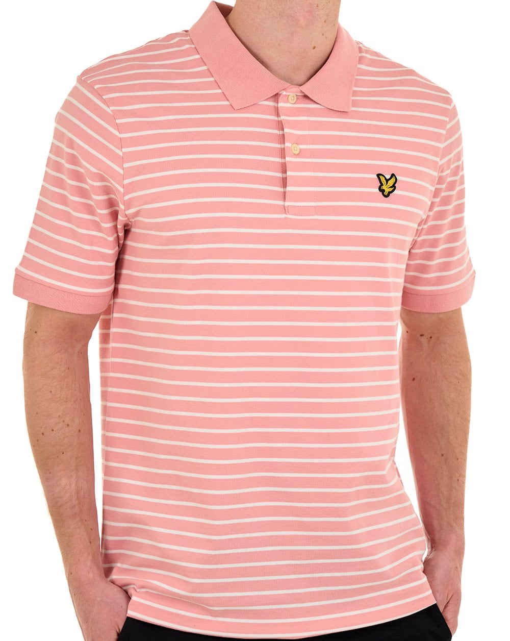 Lyle & Scott Breton Poloshirt Rosa