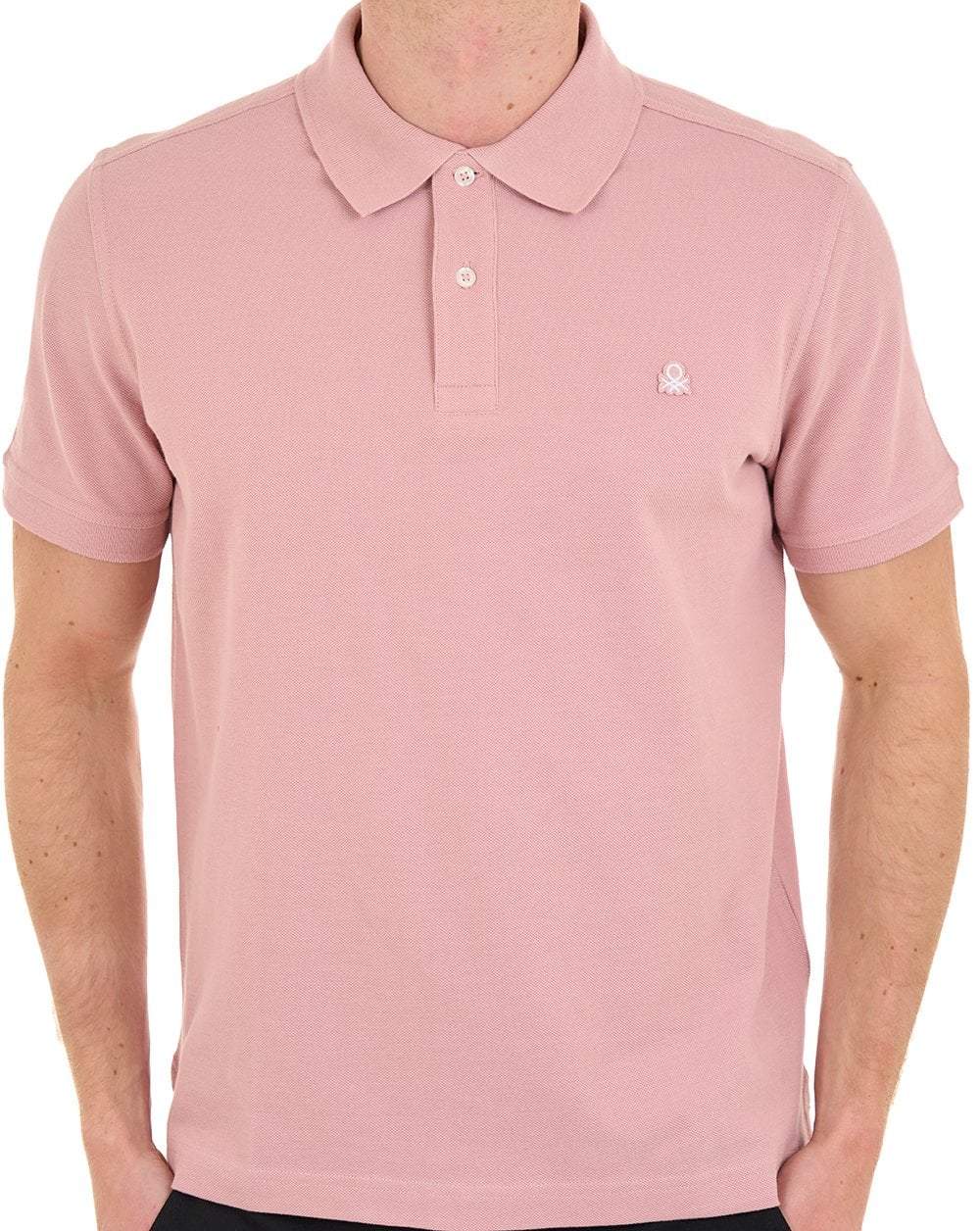 Benetton Polo Shirt Dusky Pink