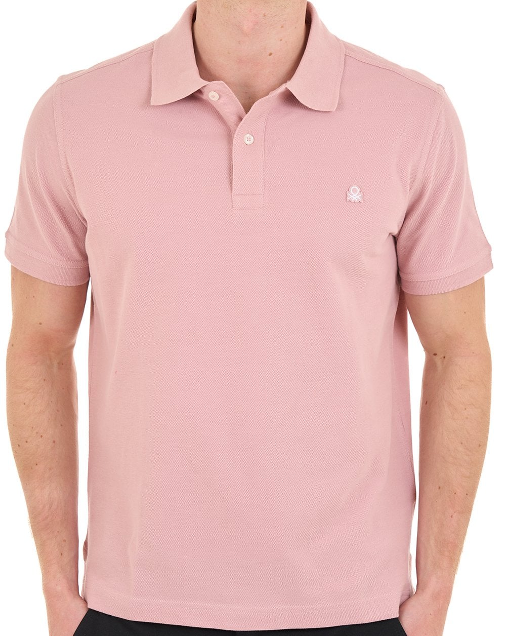 Benetton Polo Shirt Dusky Pink