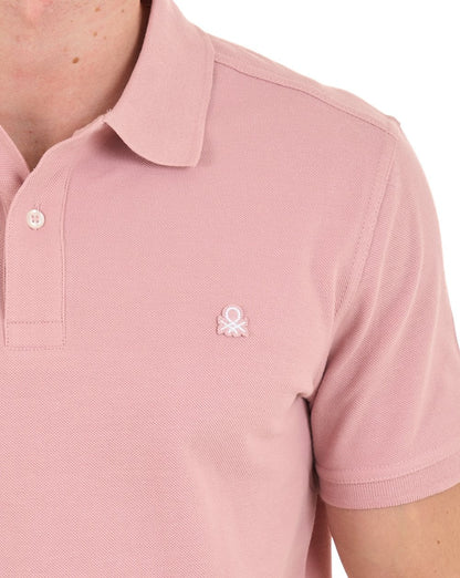 Benetton Poloshirt, Altrosa