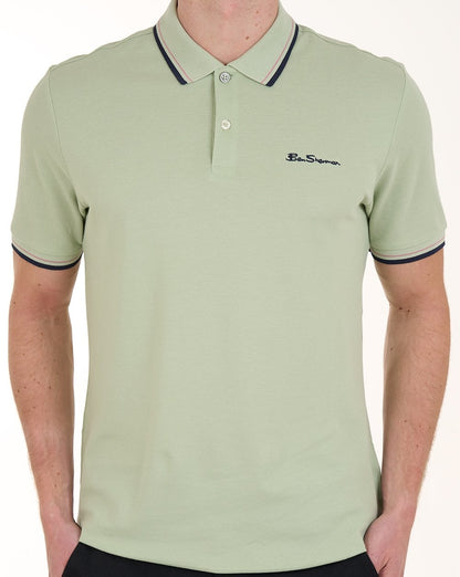 Ben Sherman Signature Piqué Polo Pistazie