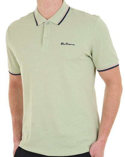 Ben Sherman Signature Piqué Polo Pistazie
