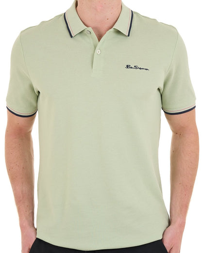 Ben Sherman Signature Piqué Polo Pistazie