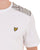Lyle & Scott Check Panelled T Shirt White