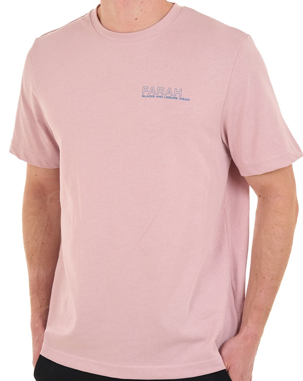 Farah Dante Grafik-T-Shirt, Dunkelrosa