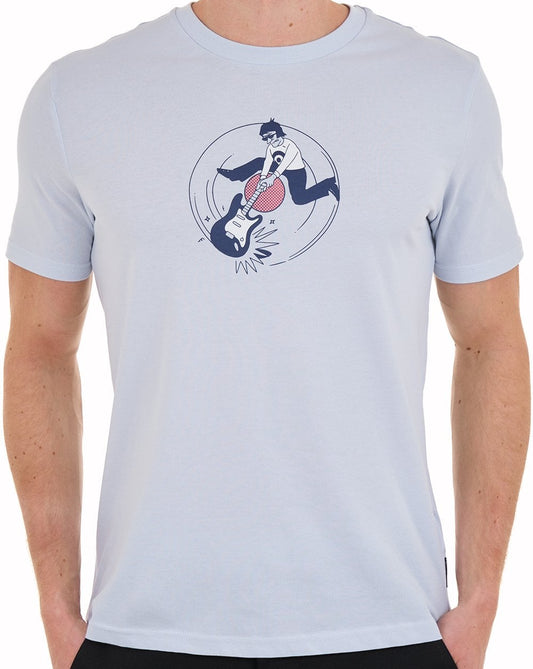 Ben Sherman Smash Target T-Shirt Hellblau