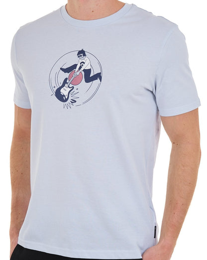 Ben Sherman Smash Target T-Shirt Hellblau