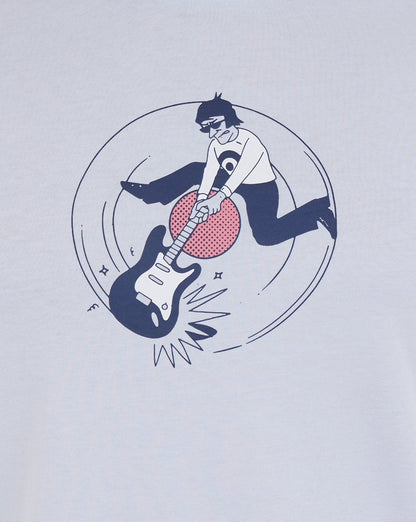 Ben Sherman Smash Target T-Shirt Hellblau