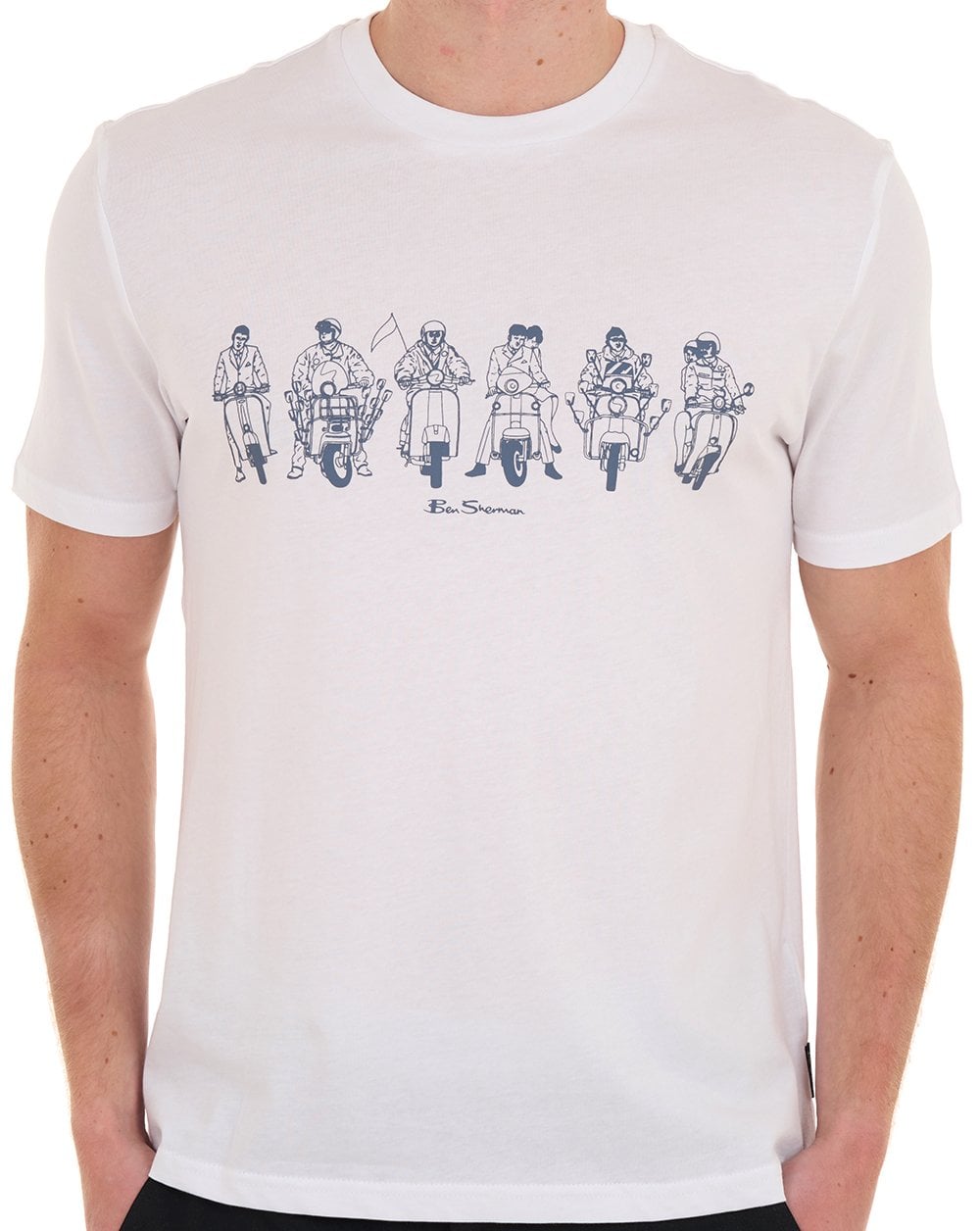 Ben Sherman The Start Line T-Shirt Weiß