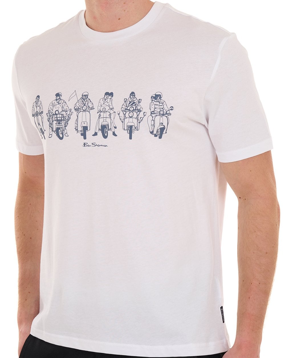 Ben Sherman The Start Line T-Shirt Weiß