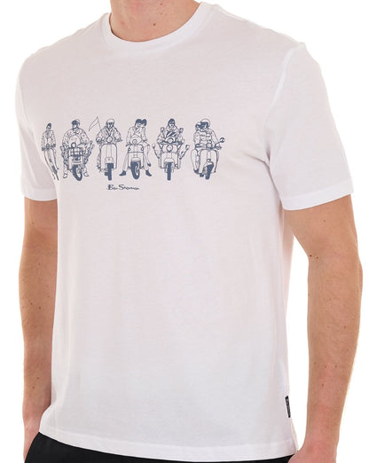 Ben Sherman The Start Line T-Shirt Weiß