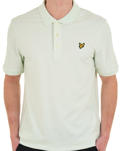 Lyle & Scott Polohemd, schlicht, Blau