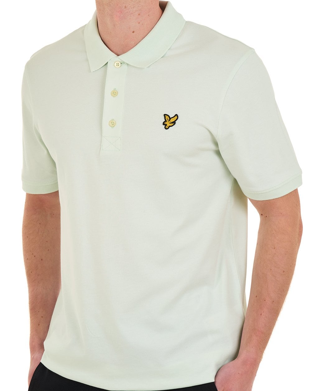 Lyle & Scott Polohemd, schlicht, Blau