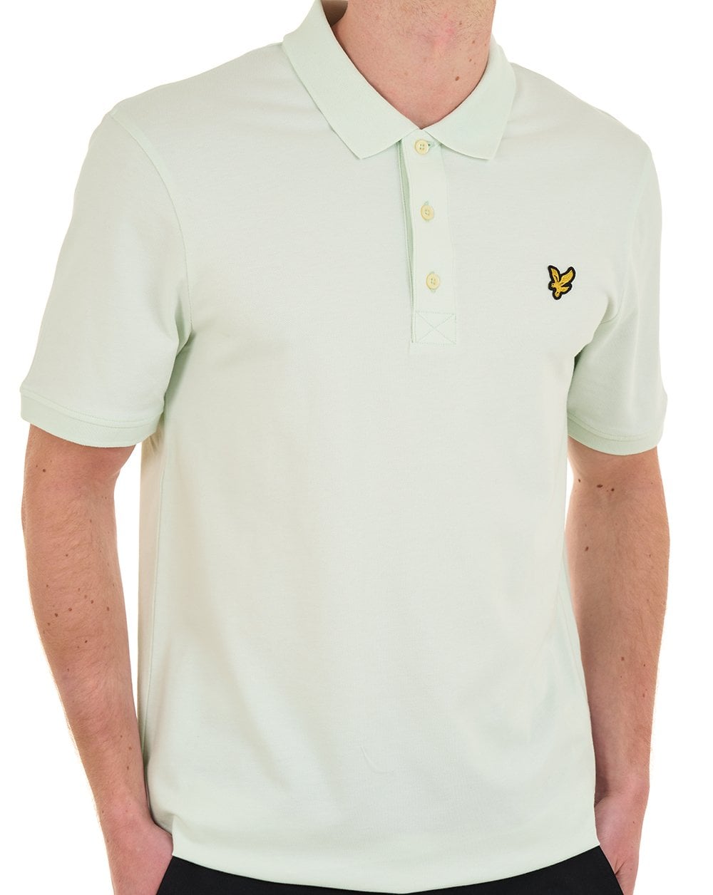 Lyle & Scott Polohemd, schlicht, Blau