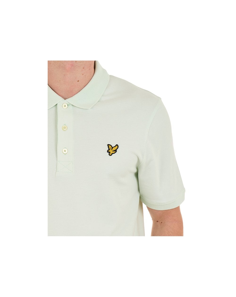 Lyle & Scott Polohemd, schlicht, Blau