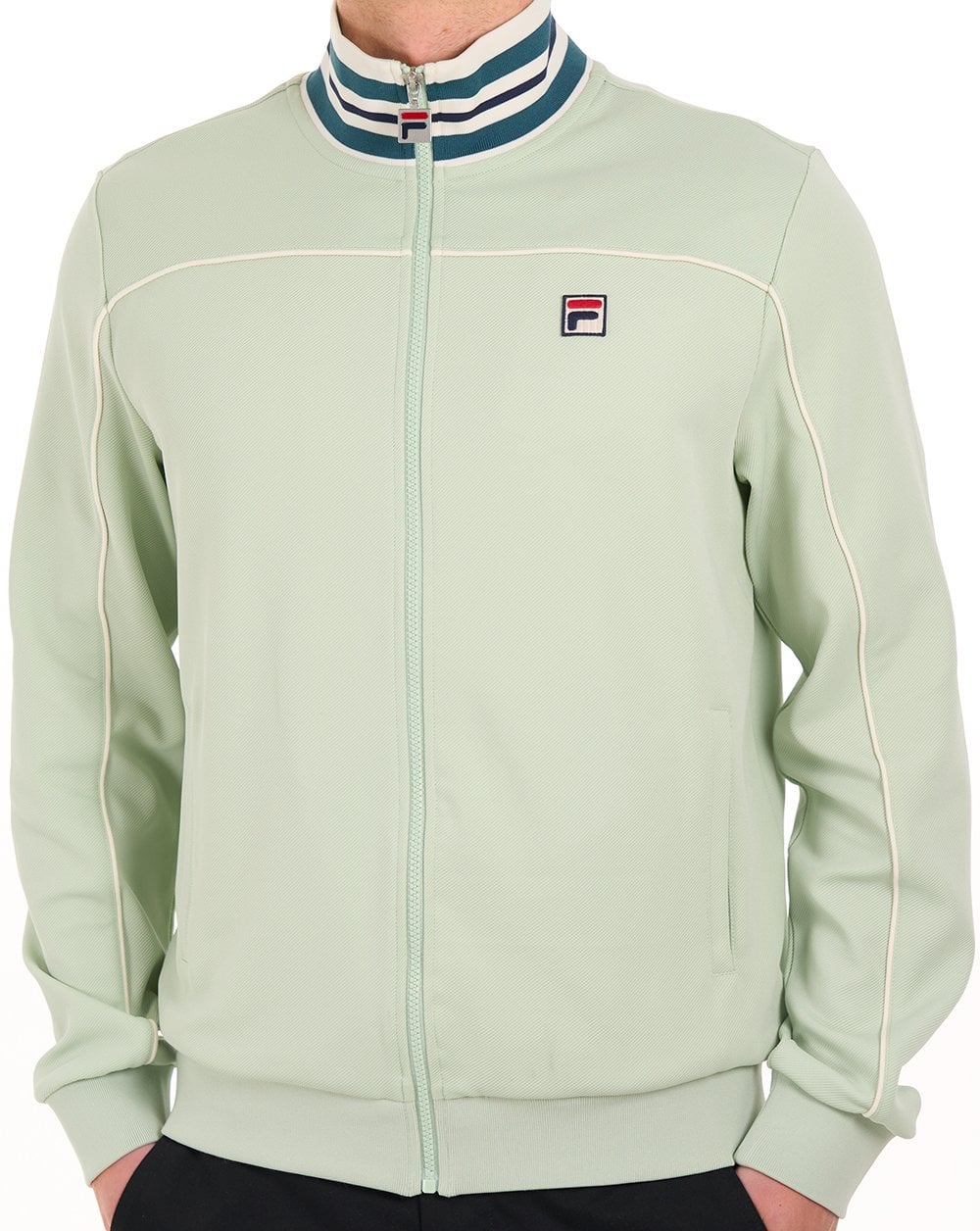 Fila Vintage Federico Trainingsjacke, Hellgrün