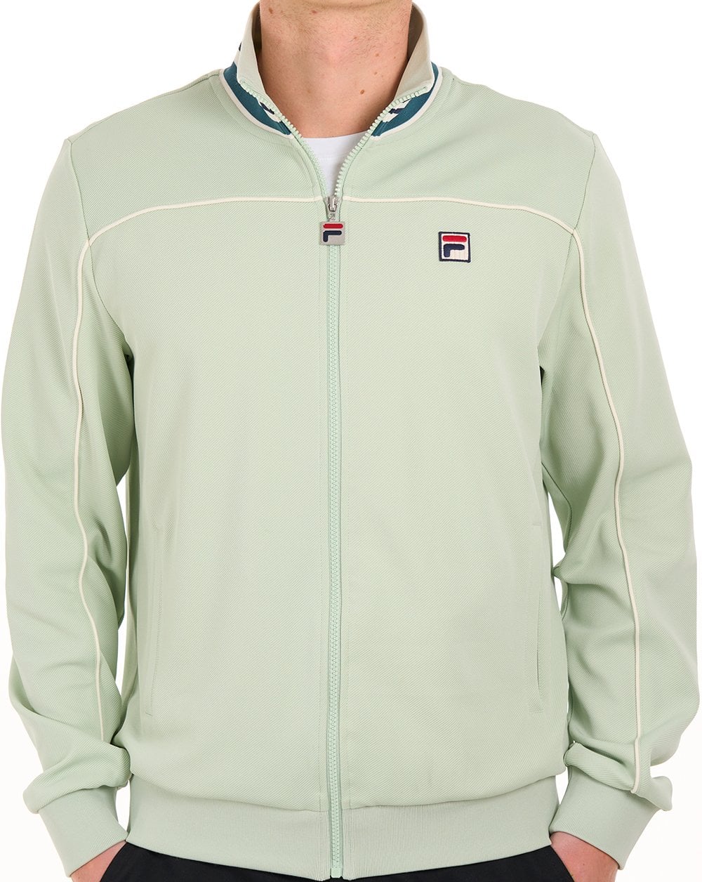 Fila Vintage Federico Trainingsjacke, Hellgrün