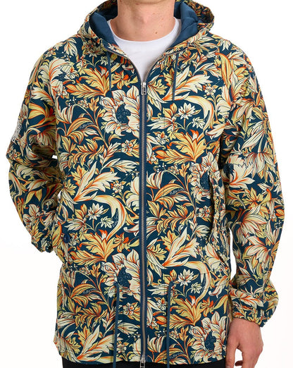 Hübsche grüne Bostall-Jacke mit Print, Marineblau