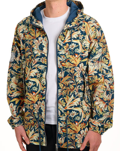 Hübsche grüne Bostall-Jacke mit Print, Marineblau