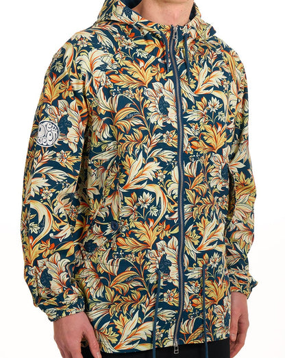 Hübsche grüne Bostall-Jacke mit Print, Marineblau