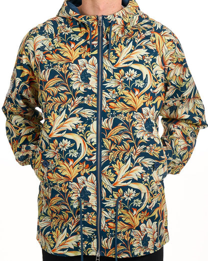 Hübsche grüne Bostall-Jacke mit Print, Marineblau