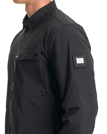 Weekend Offender Southbank Überhemd Schwarz