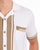 Gabicci Vintage Havana Cuban Knit Shirt Off White / Sandstone