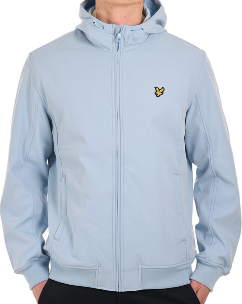 Lyle & Scott Mesh Back Softshell Jacket Opal Blue