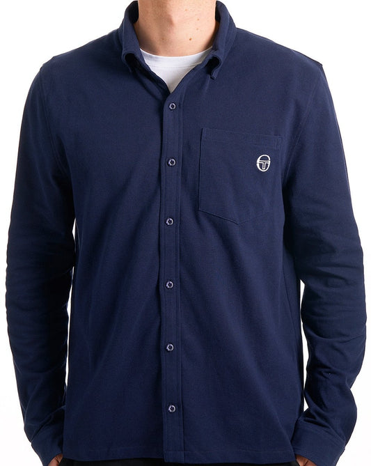 Sergio Tacchini Sergio Tacchini Lanz Piqué-Hemd Marineblau