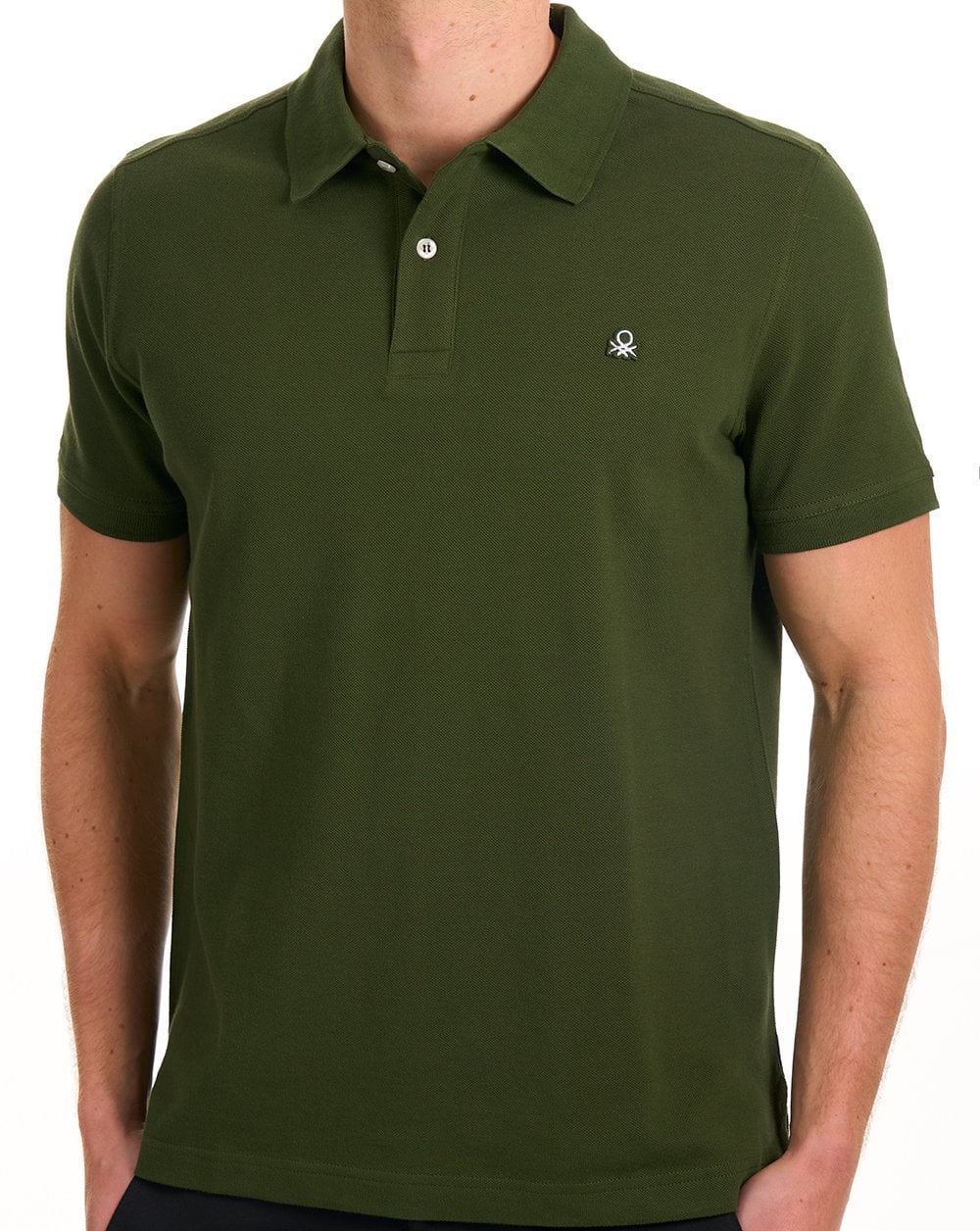 Benetton Polo Shirt Dark Green