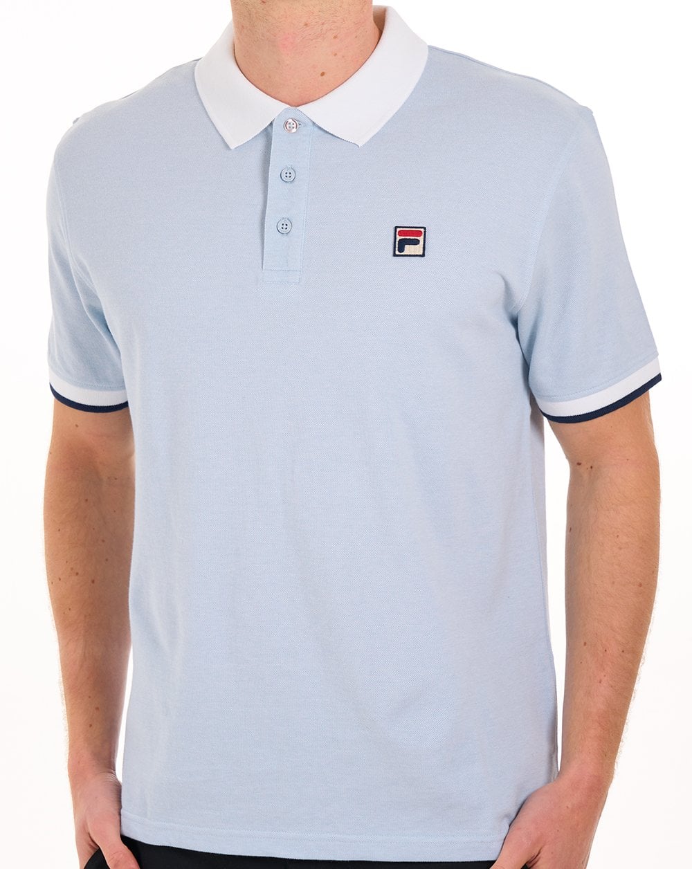 Fila Vintage Ruben Poloshirt Himmelblau